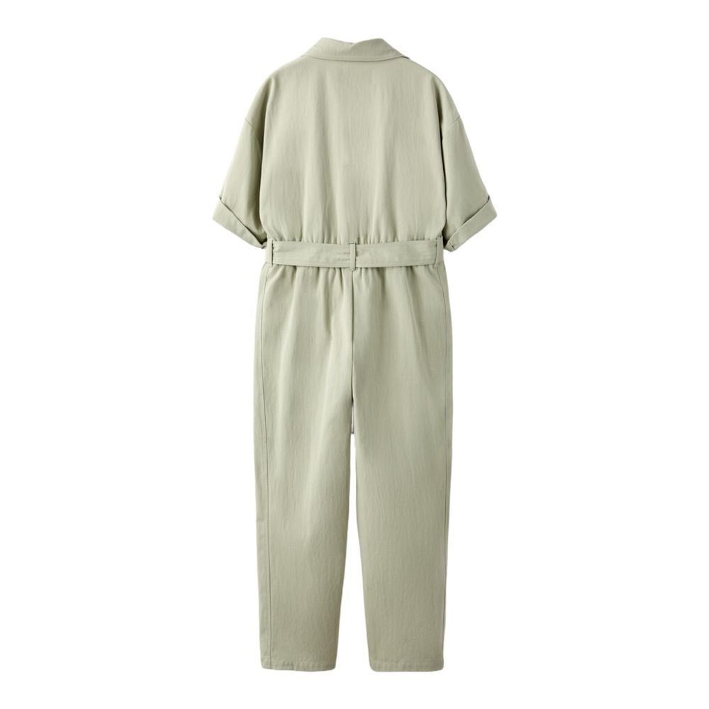 ZARA Kids | Light Green | FULL LENGTH UTILITY JUMPSUIT - Picture 3 of 7